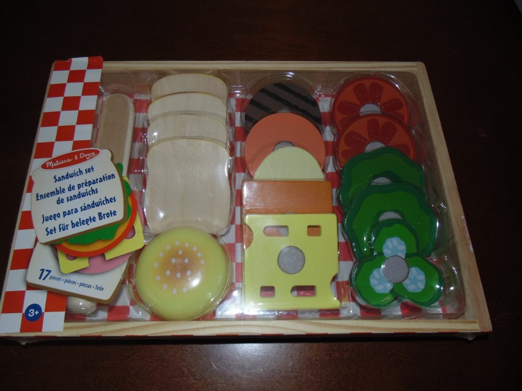 Melissa & Doug, Juego de Madera para Hacer Sandwiches – Tienda de Mamá